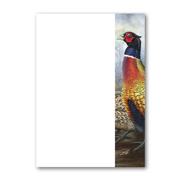 Pheasant A5 Notepaper from Dormouse Cards