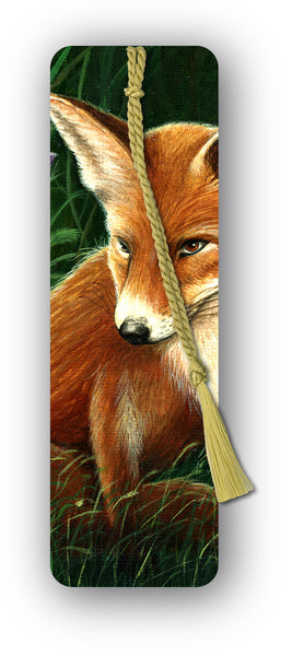 Fox Bookmark from a painting by Royden Price from Dormouse Cards