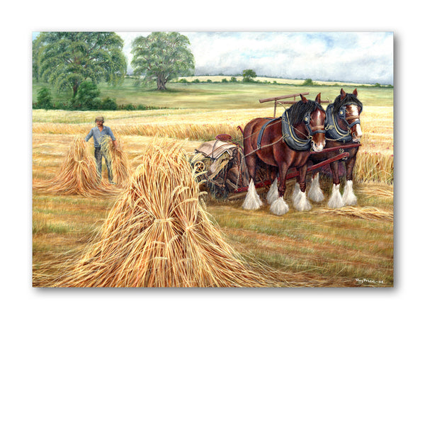 Harvest Time Birthday Card from Dormouse Cards