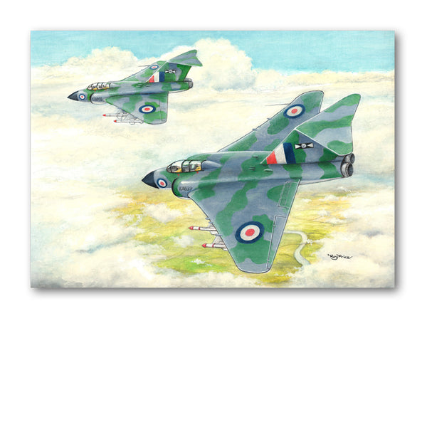Gloster Javelin Greetings Card from Dormouse Cards