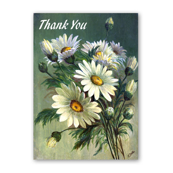 Fine Art Marguerites Thank You Card from Dormouse Cards