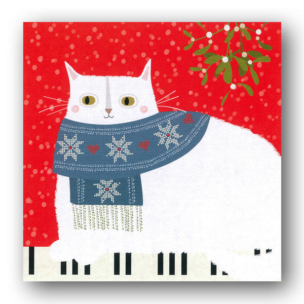 Pack of 8 Cat Christmas Cards