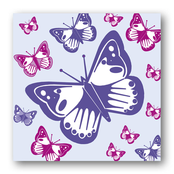 Pack of 5 Butterflies Notelets from Dormouse Cards