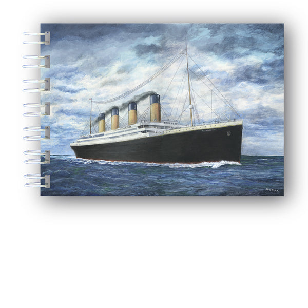 A6 Titanic Notebook from Dormouse Cards