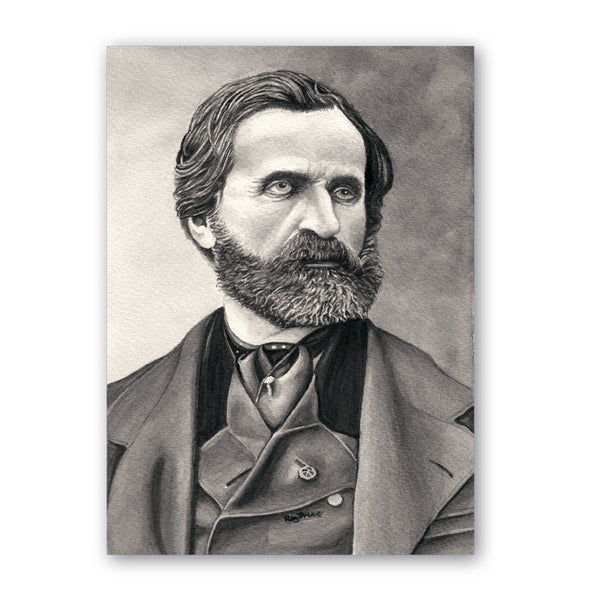 Fine Art Verdi Father's Day Card from Dormouse Cards