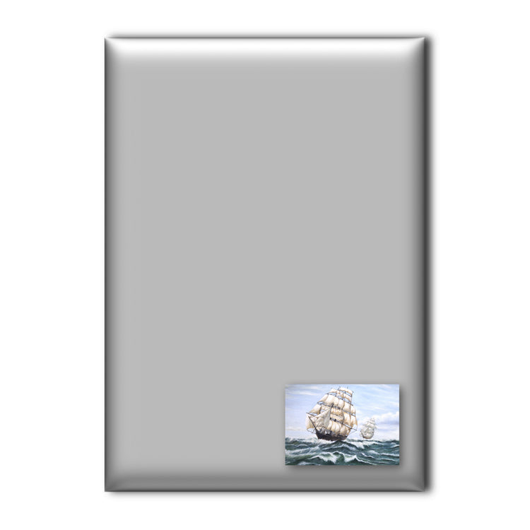 Metallic Silver Gift Wrap and Sailing Ship Gift Tags from Dormouse Cards