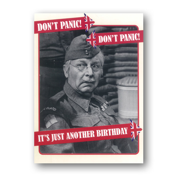 Dad's Army Birthday Card from Dormouse Cards
