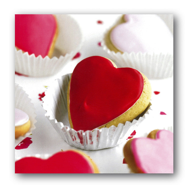 Heart Shaped Biscuit Valentine's Day Card from Dormouse Cards