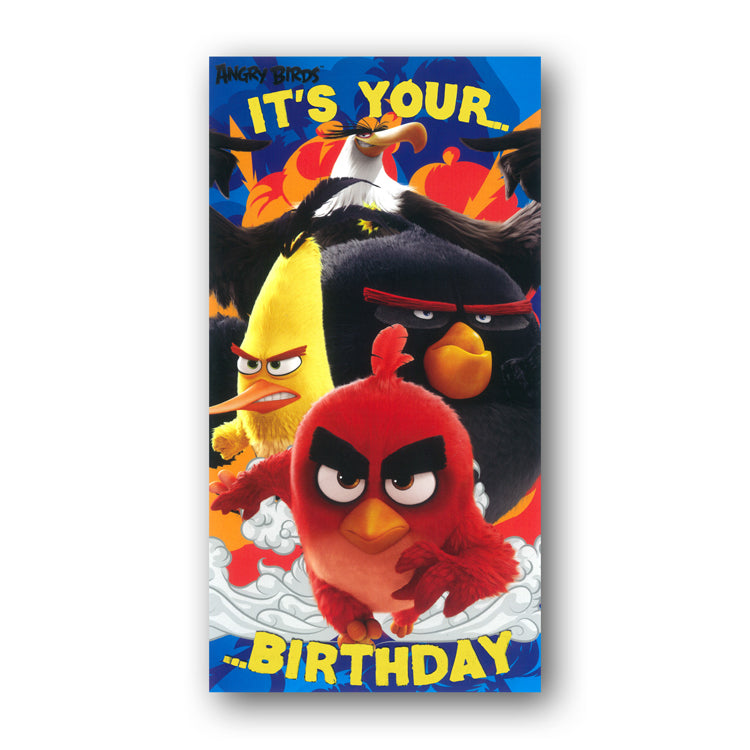 Angry Birds Birthday Card