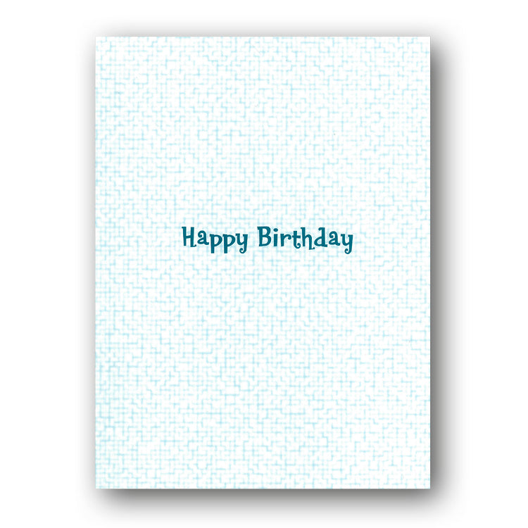 Funny Avanti Yoga Cat Meditating Birthday Card from Dormouse Cards