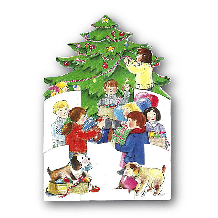 3D Courtier Christmas Card Christmas Tree from Dormouse Cards