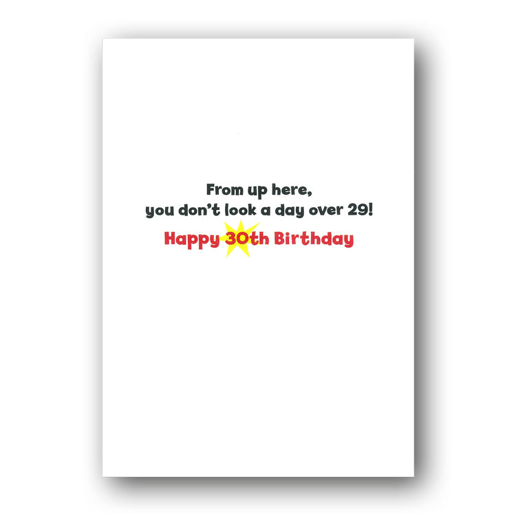 Funny Dog with Balloons 30th Birthday Card by Avanti from Dormouse Cards