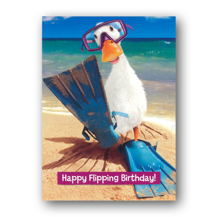 Funny Duck Birthday Card by Avanti from Dormouse Cards