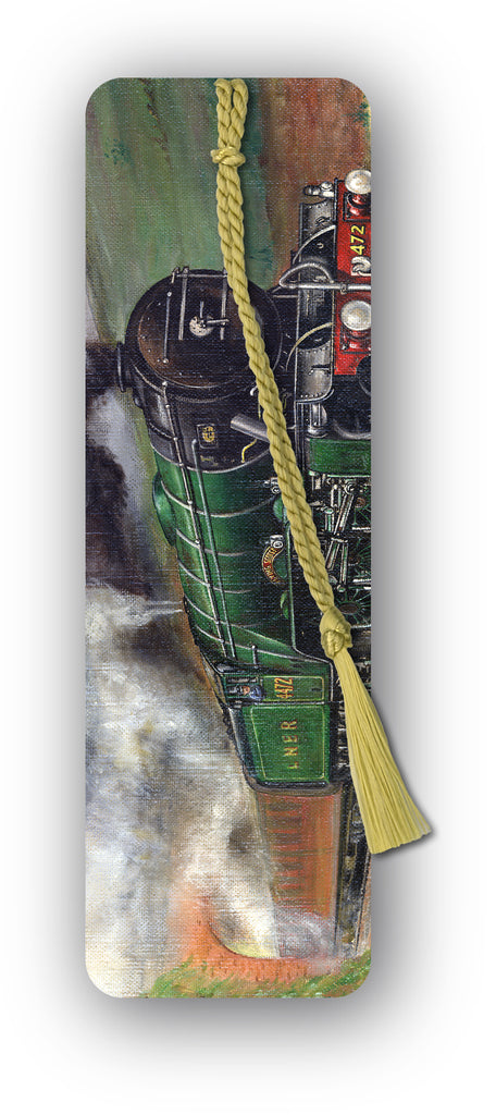 Flying Scotsman Steam Train Bookmark from Dormouse Cards