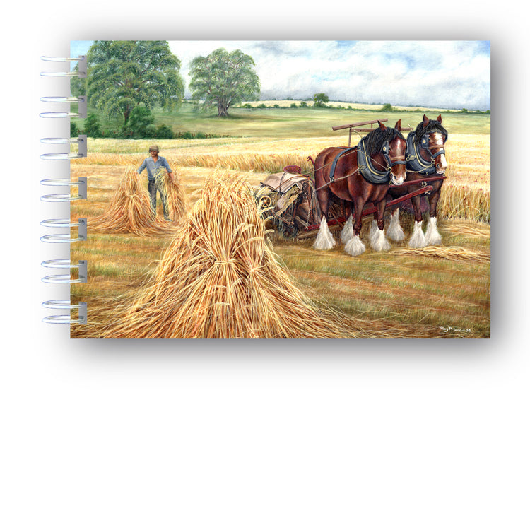A6 Wire Bound Harvest Time Notebook from Dormouse Cards