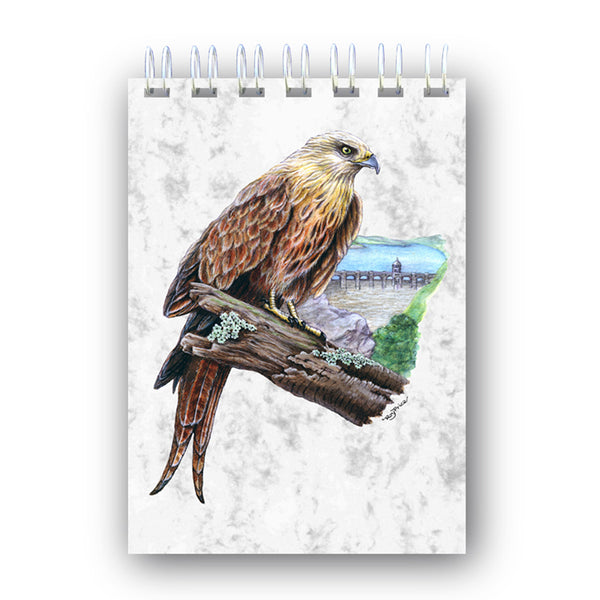 A6 Wire Bound Red Kite Notebook from Dormouse Cards