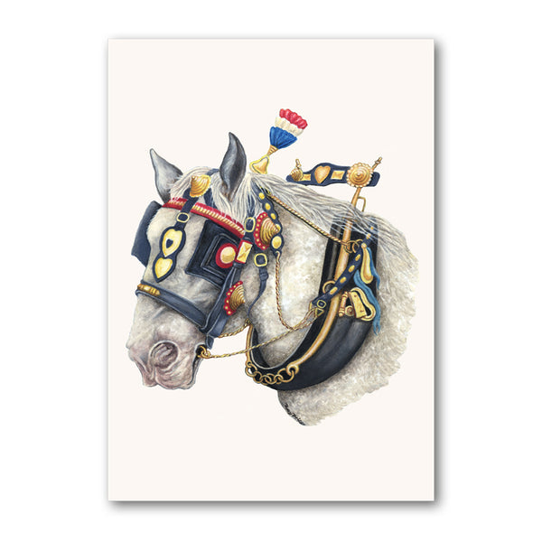 Pack of 10 Shire Horse Gift Tags from Dormouse Cards