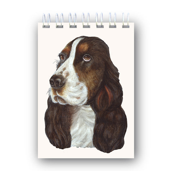 A6 Cocker Spaniel Wire Bound Notebook from Dormouse Cards