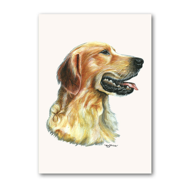 Golden Retriever Greetings Card from Dormouse Cards