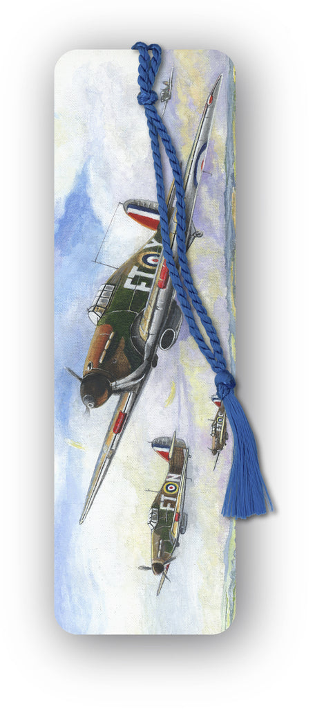 Hurricane in Flight Bookmark from Dormouse Cards