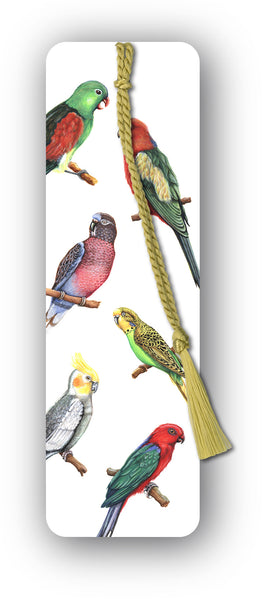 Exotic Birds Bookmark from Dormouse Cards