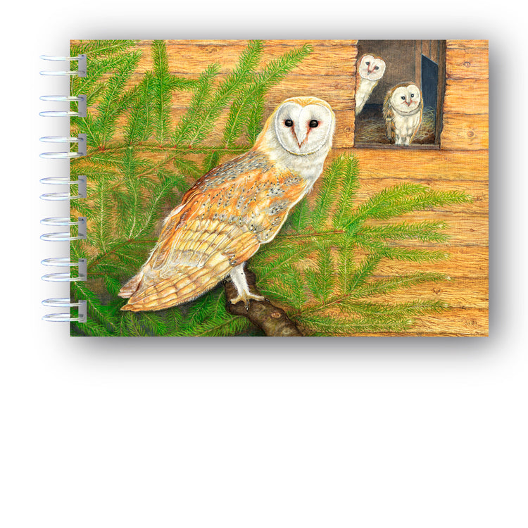 Barn Owl Notebook from Dormouse Cards