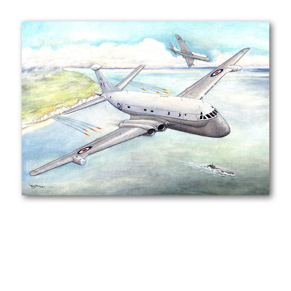 Pack of 5 Notelets Nimrod Anti-Submarine Warfare