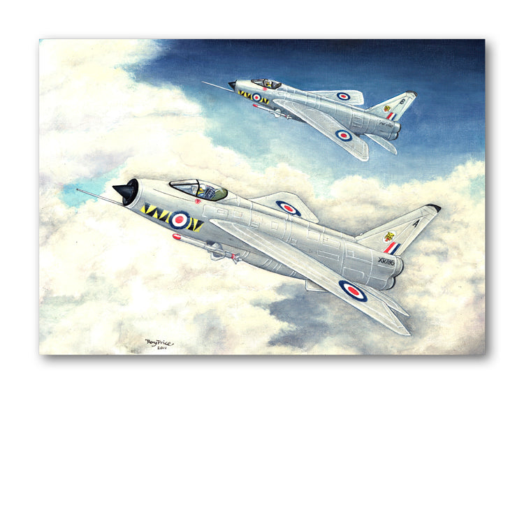 English Electric BAC Lightning Fighters Greetings Card from Dormouse Cards