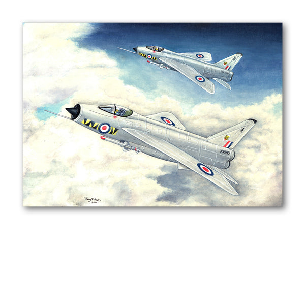 English Electric BAC Lightning Fighters Father's Day Card from Dormouse Cards