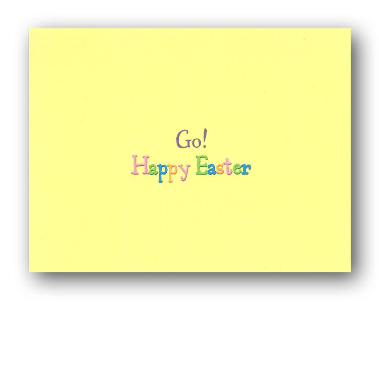 Funny Easter Card - Golden Retriever Puppies with Bunny Ears by Avanti from Dormouse Cards