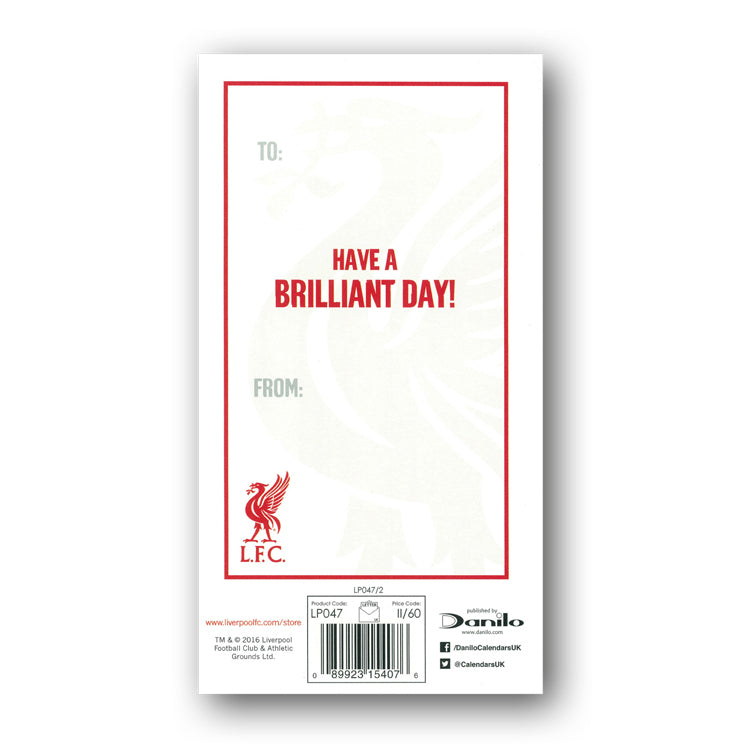 Liverpool FC Birthday Card from Dormouse Cards