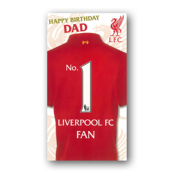 Liverpool Birthday Card Dad from Dormouse Cards