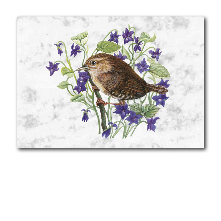 Wren Marble Notelets from Dormouse Cards