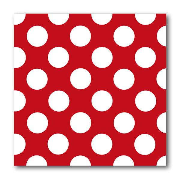 Red and White Polka Dot Notelets from Dormouse Cards