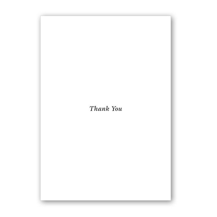 Fine Art Sunflower Thank You Card from Dormouse Cards