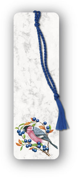 Bullfinch Bookmark on Marble board from Dormouse Cards