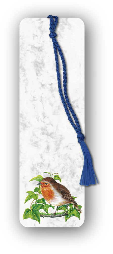 Robin Bookmark on marble board from Dormouse Cards