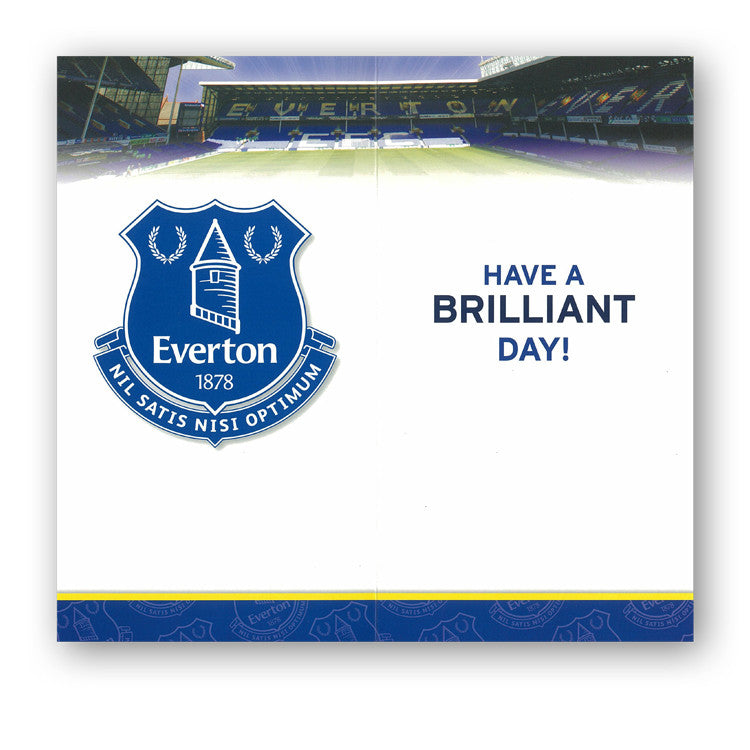 Everton Birthday Card from Dormouse Cards
