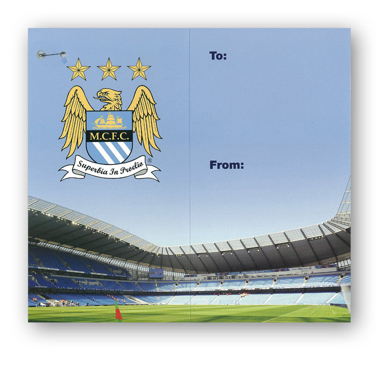 Manchester City Birthday Card from Dormouse Cards