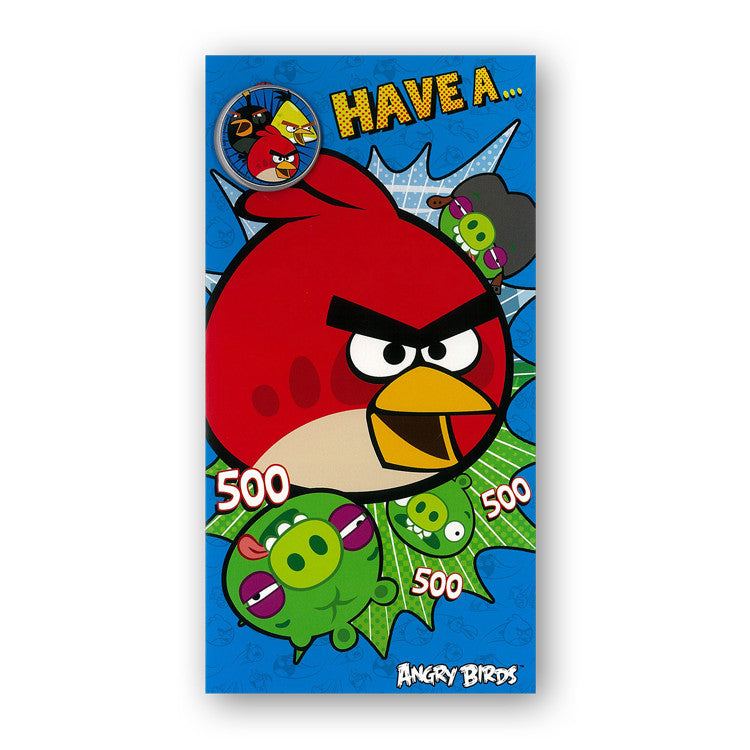 Angry Birds Birthday Card from Dormouse Cards