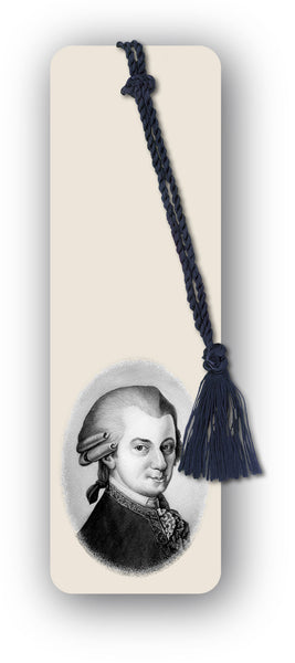 Mozart Bookmark from Dormouse Cards
