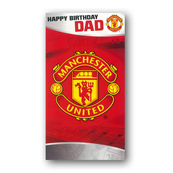 Manchester United Birthday Card Dad from Dormouse Cards