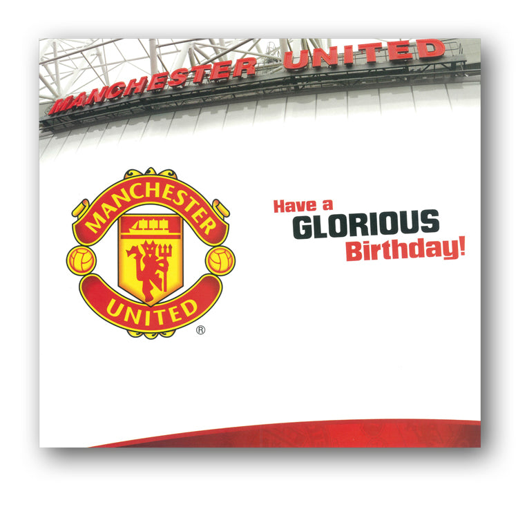 Manchester United Birthday Card Dad from Dormouse Cards