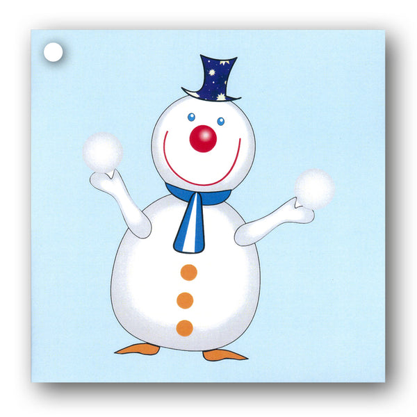 Snowman Christmas Gift Tags from Dormouse Cards