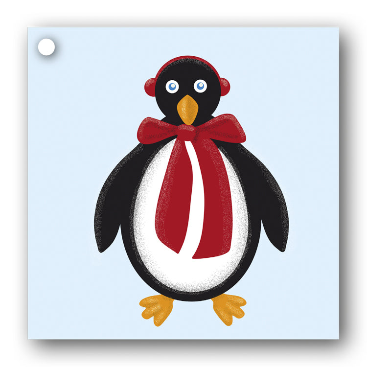 Penguin Christmas Gift Tags From Dormouse Cards