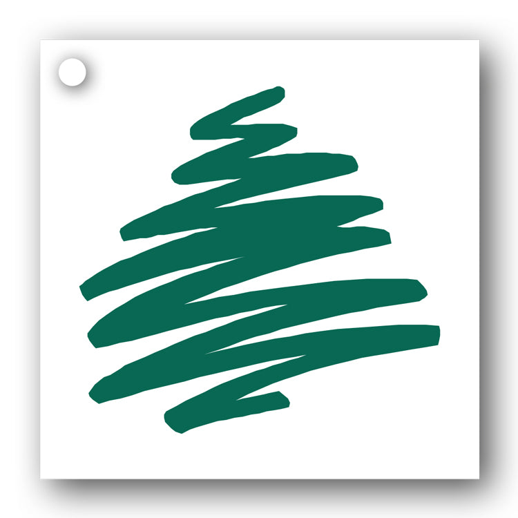 Christmas Tree Gift Tags from Dormouse Cards