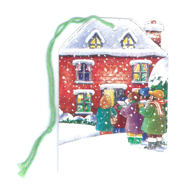Courtier Christmas Carol Singers Gift Tags from Dormouse Cards