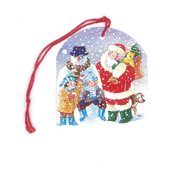 Courtier Snowman & Santa Christmas Gift Tags from Dormouse Cards
