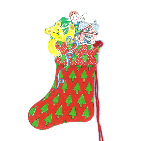 Courtier Christmas Stockings Gift Tags from Dormouse Cards
