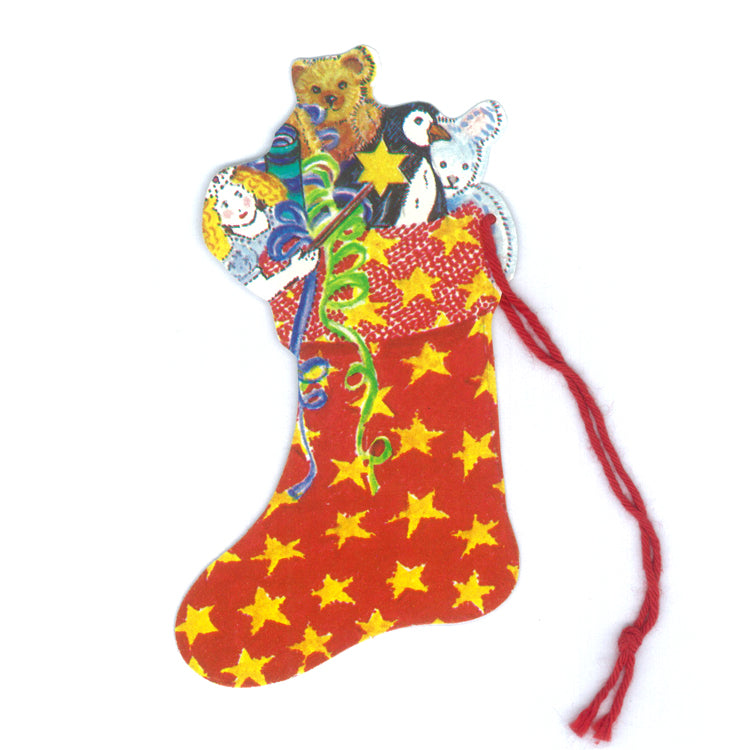 Courtier Star Christmas Stockings Gift Tags from Dormouse Cards